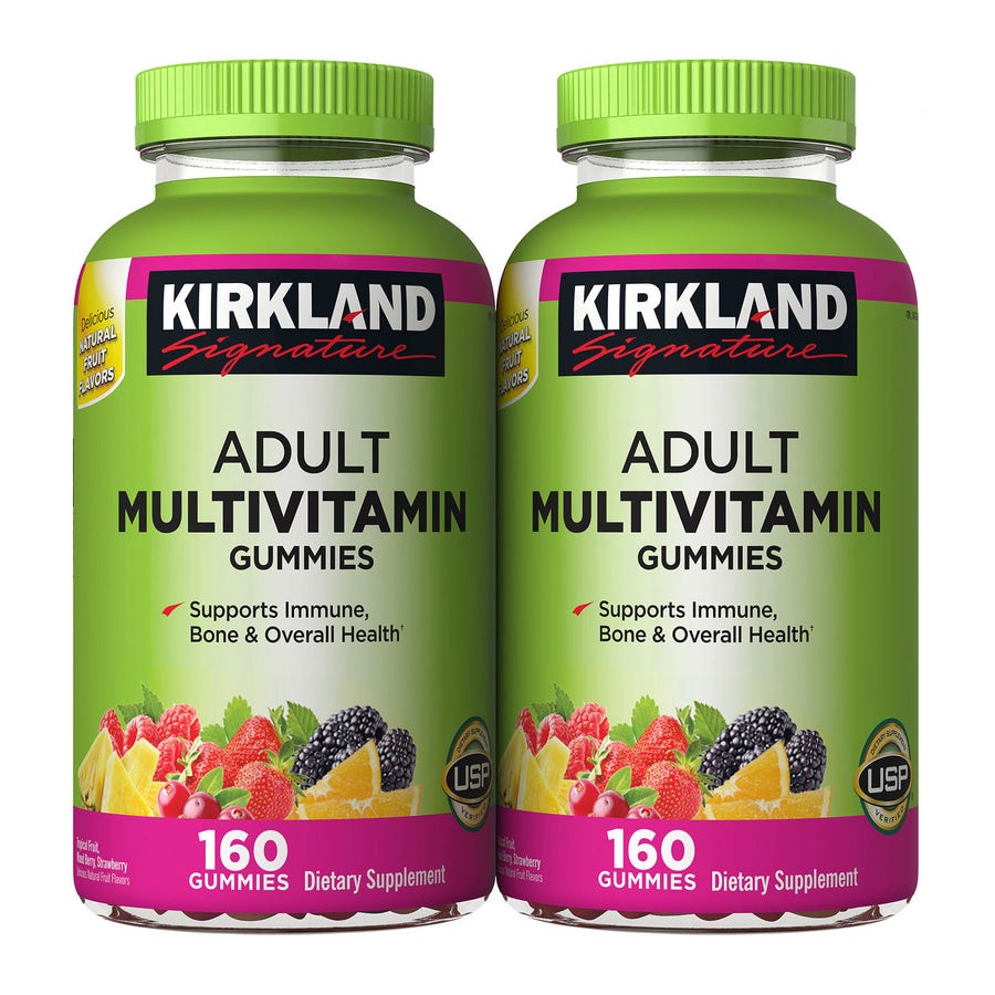 Combo 2 hộp kẹo dẻo vitamin Kirkland – 2 × 160 viên
