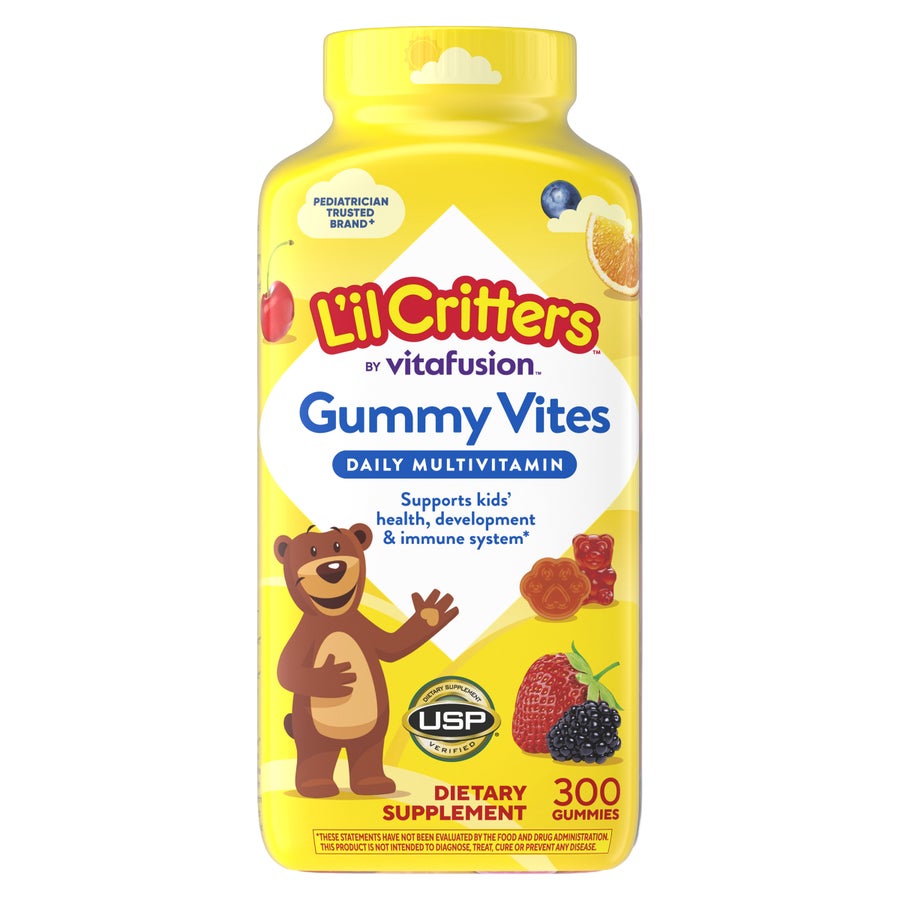 Combo 2 hộp kẹo dẻo vitamin cho bé L'il Critters – 2 × 300 viên
