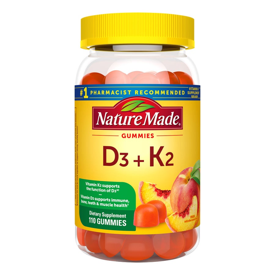 Kẹo dẻo D3 K2 hỗ trợ xương Nature Made – 110 viên
