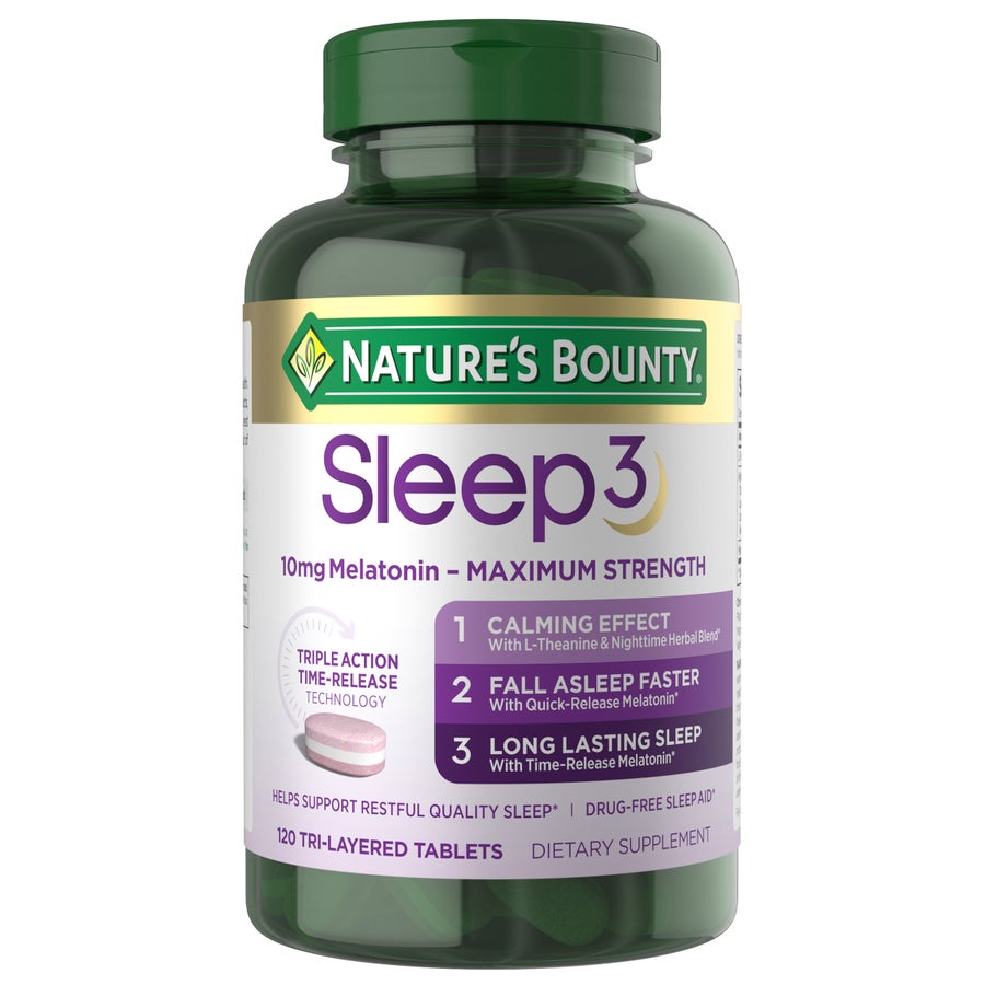 Viên hỗ trợ dễ ngủ Nature's Bounty 10mg – 120 viên