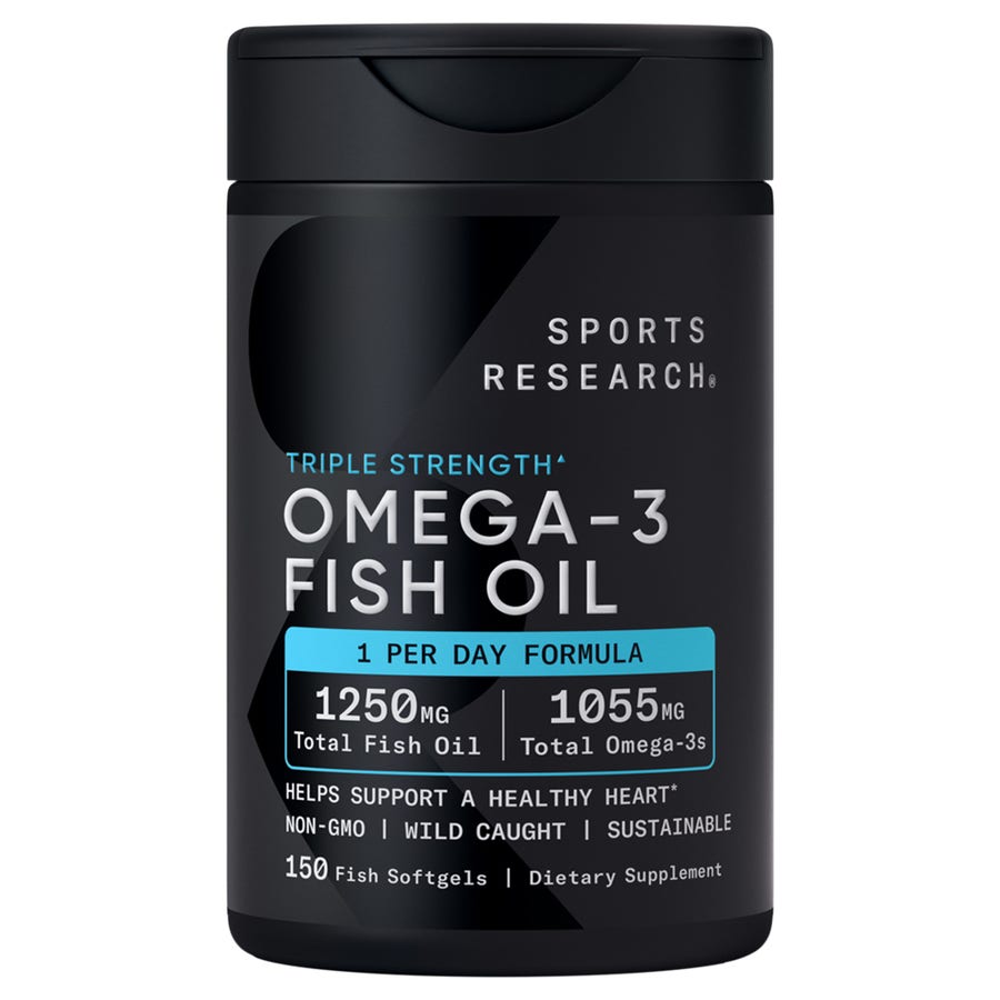 Dầu cá Omega-3 đậm đặc Sports Research – 150 viên